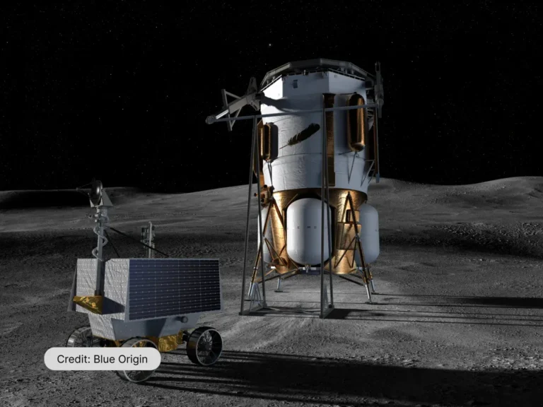 Blue Origin’s Blue Moon Mark 1 lander and NASA’s VIPER