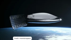 Inversion's Arc space-based delivery vehicle on-orbit
