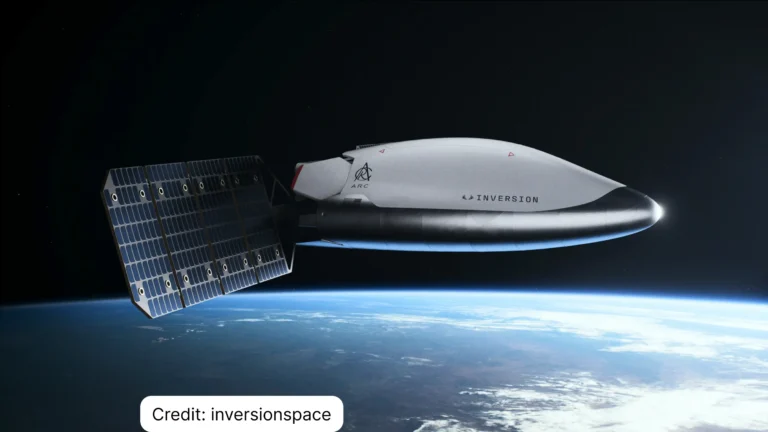 Inversion's Arc space-based delivery vehicle on-orbit
